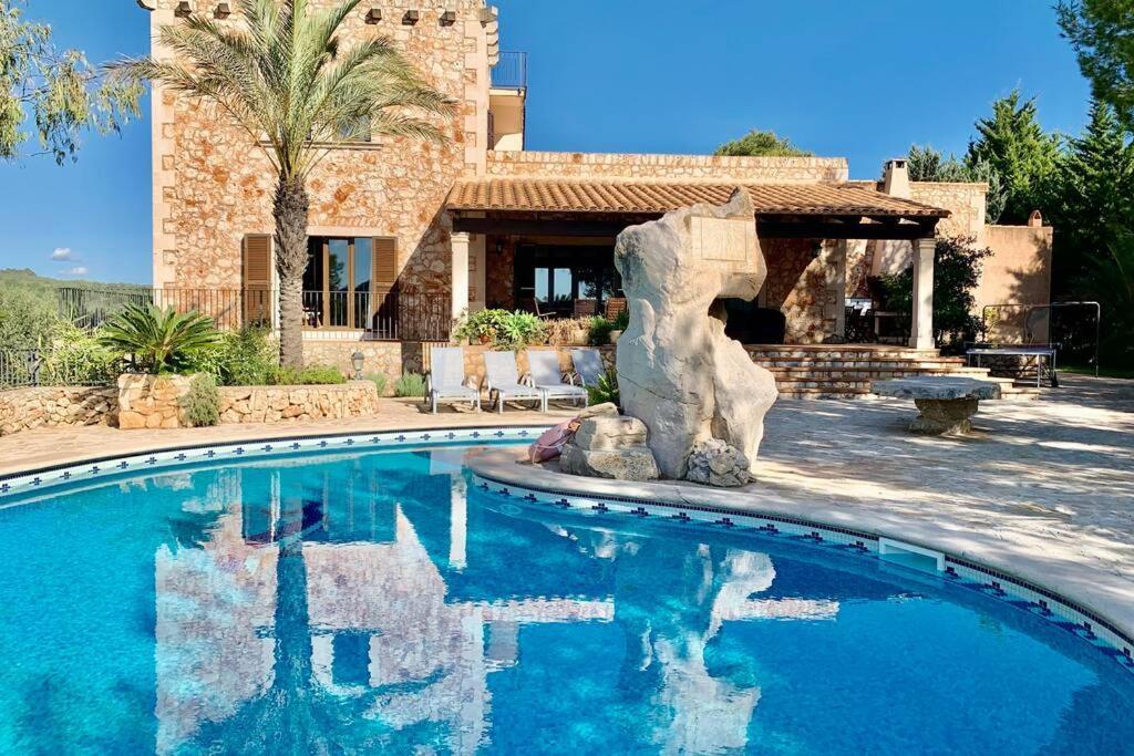 Es Castell De Ca N'Alou De Ses Cases Noves S'Horta Buitenkant foto